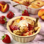 Easy Strawberry Peach Cobbler Recipe
