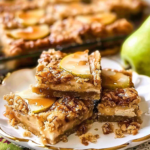 Pear Cheesecake Bars