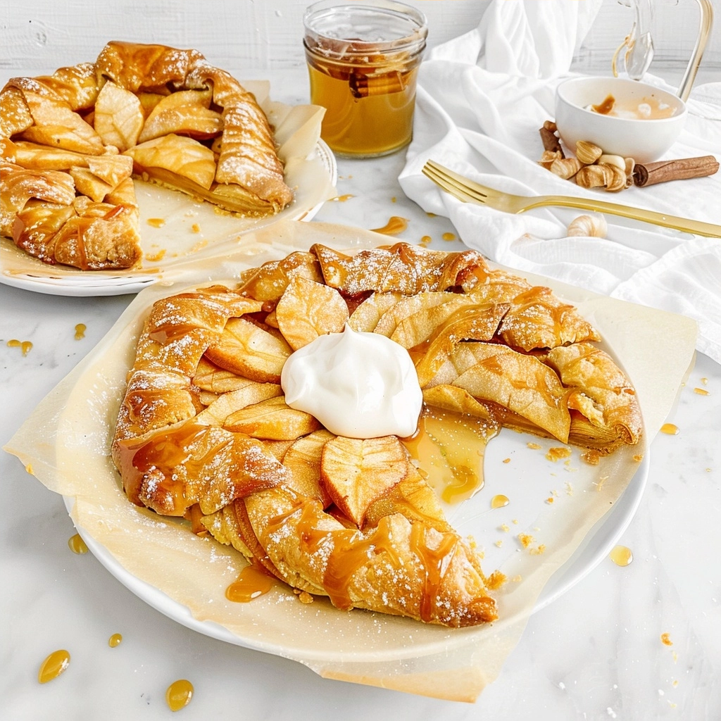 A Perfectly Simple Caramel Apple Galette Recipe
