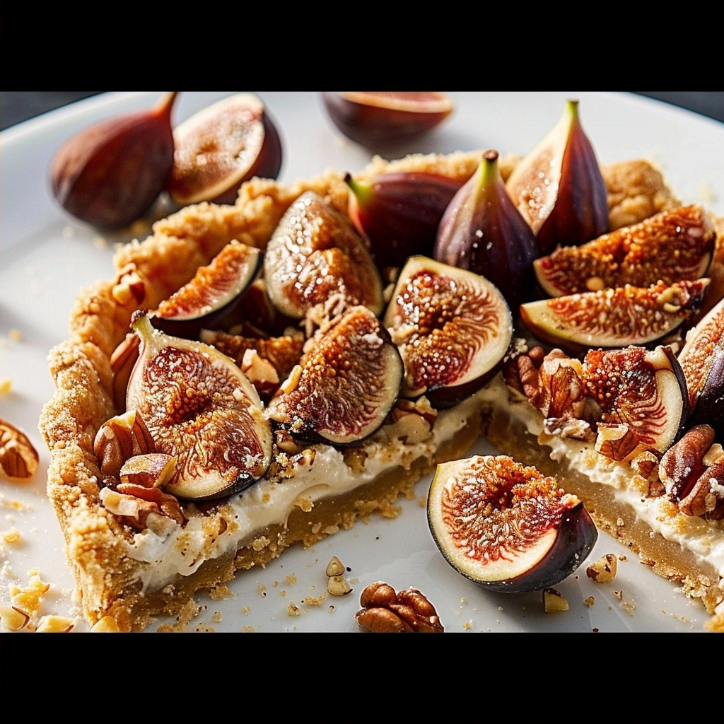 Fig & Hazelnut Tart by Mark Seaman