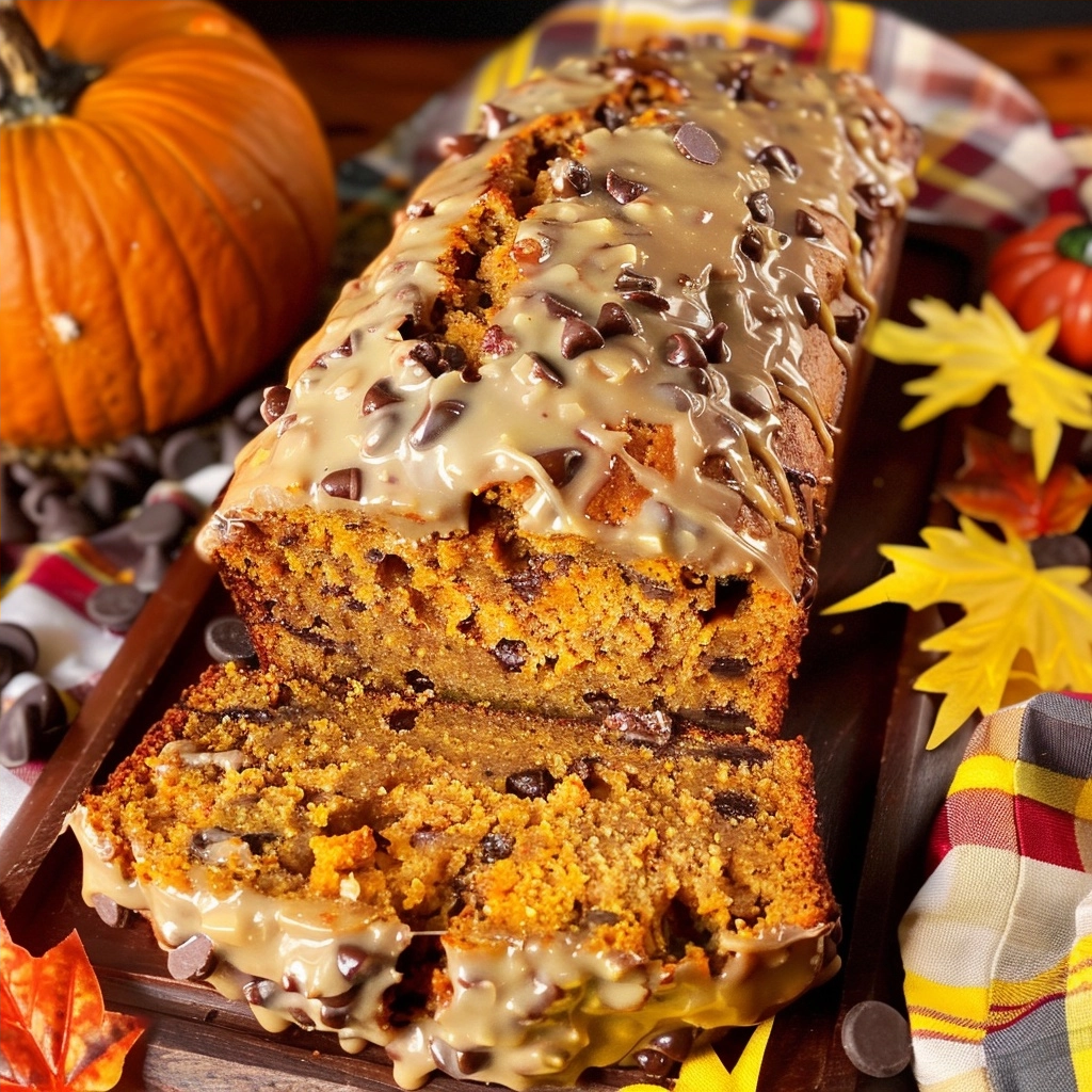 Maple Chocolate Chip Pumpkin Bread