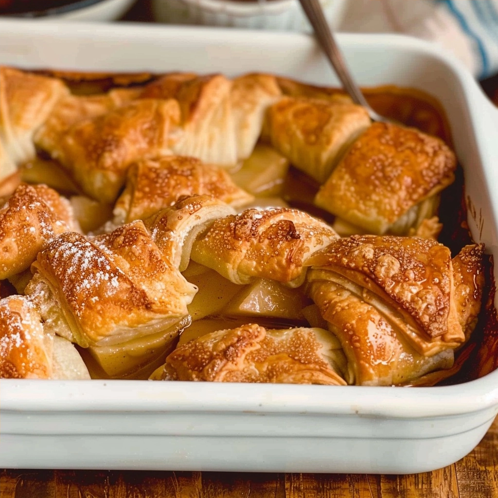 Easy Crescent Roll Apple Dumplings