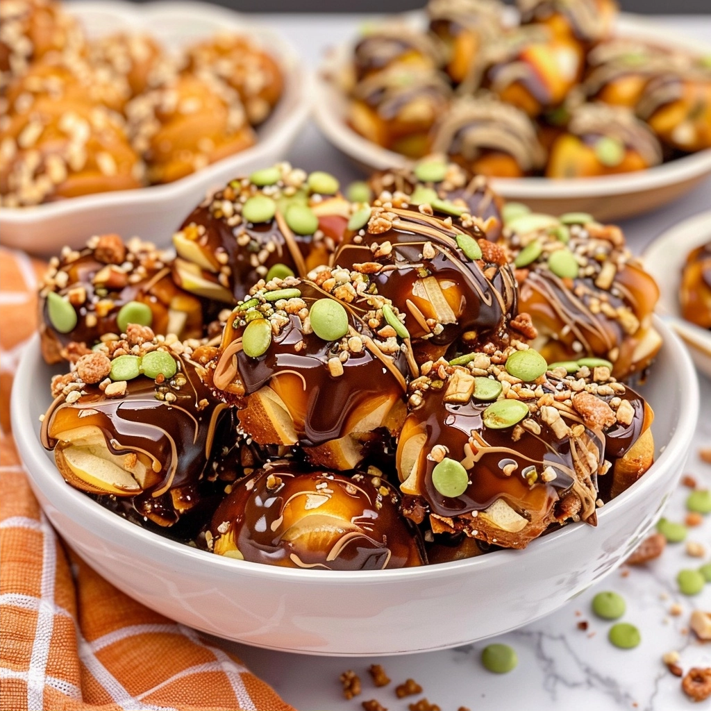 Caramel Apple Pretzel Bites: The Perfect Sweet and Salty Snack