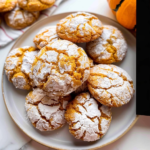 Vegan Pumpkin Crinkle Cookies