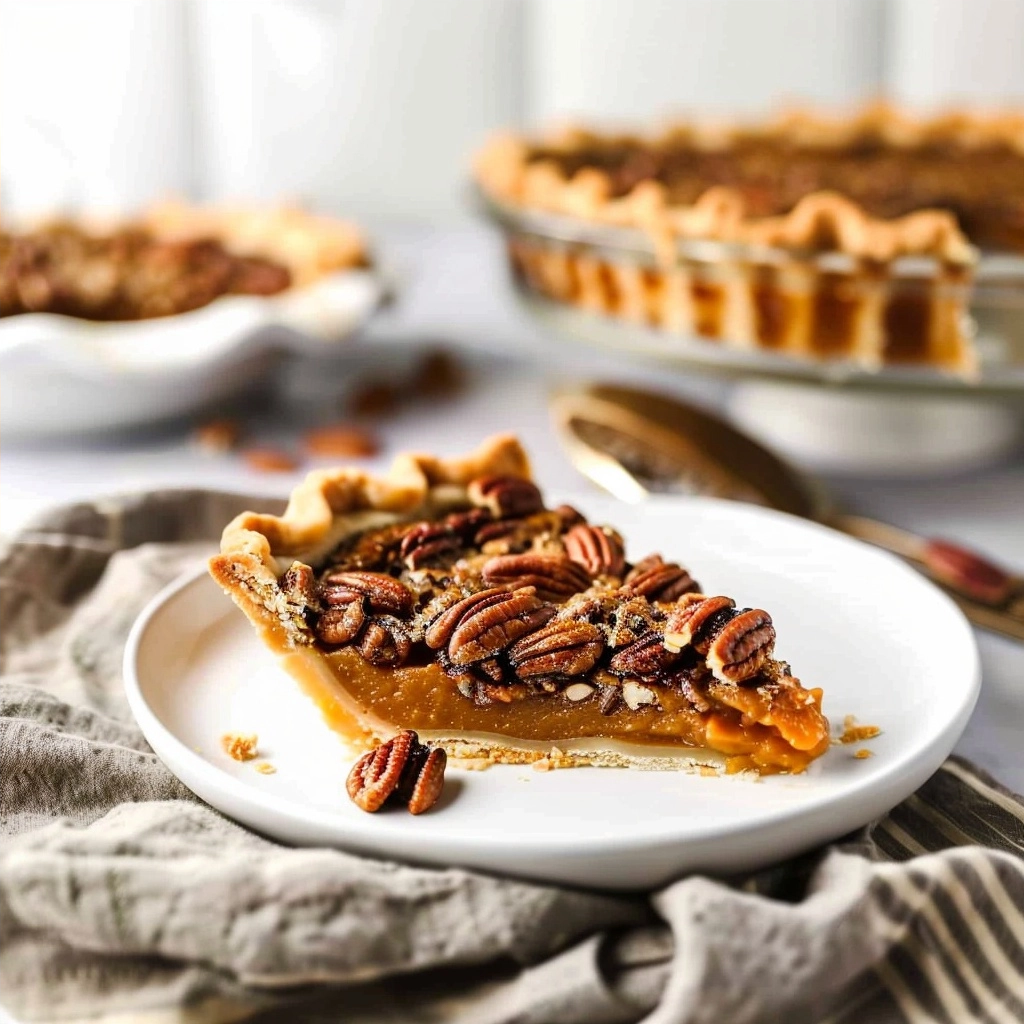 Sweet Potato Pecan Pie