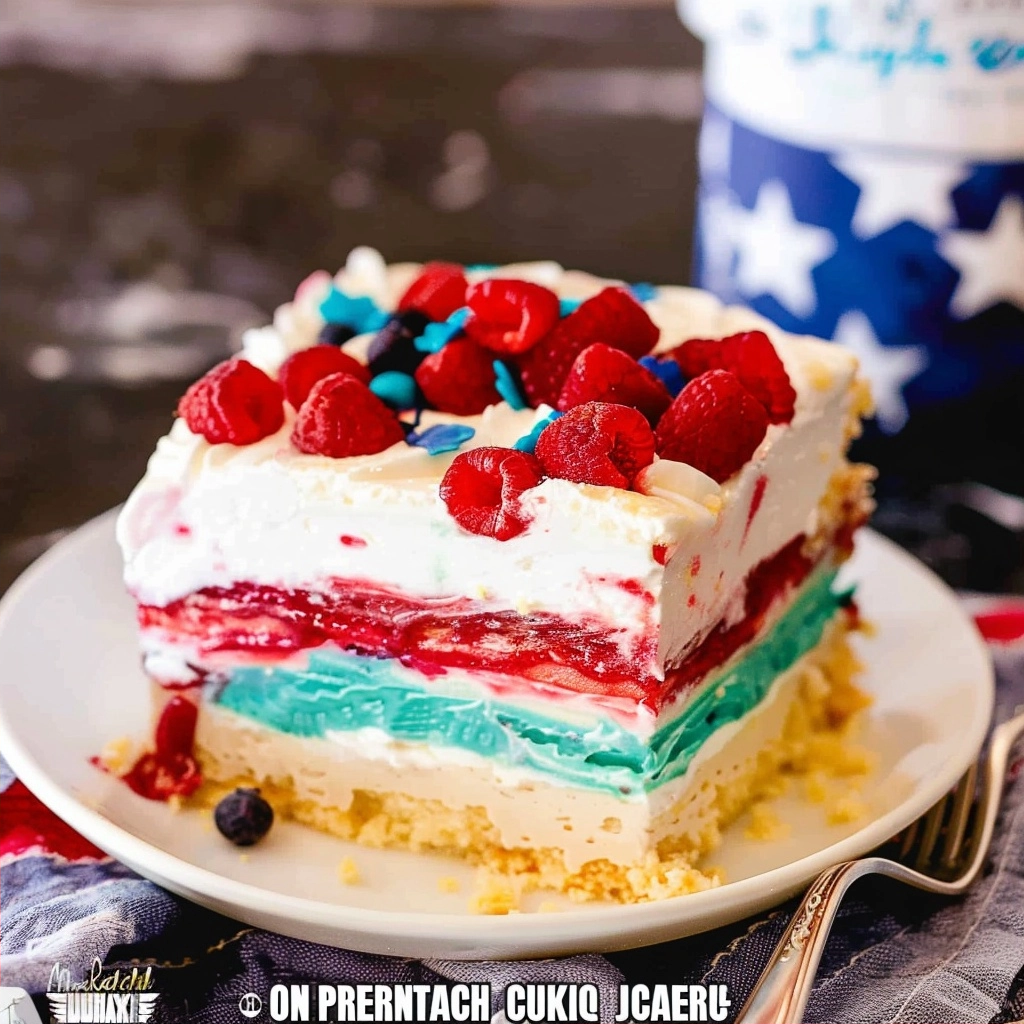 No Bake Berry Lush
